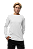 Camiseta Adulto M.Longa Branca em Algodão Penteado Fio 30.1 – Premium - Imagem 2