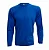 Camiseta Adulto M.Longa Azul Royal em Algodão Penteado Fio 30.1 – Premium - Imagem 1