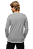 Camiseta Adulto M.Longa Cinza Claro em Algodão Penteado Fio 30.1 – Premium - Imagem 3