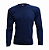 Camiseta Adulto M.Longa Azul Marinho em Algodão Penteado Fio 30.1 – Premium - Imagem 1