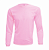 Camiseta Adulto M.Longa Rosa Bebê em Algodão Penteado Fio 30.1 – Premium - Imagem 1
