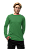 Camiseta Adulto M.Longa Verde Bandeira em Algodão Penteado Fio 30.1 – Premium - Imagem 2