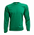 Camiseta Adulto M.Longa Verde Bandeira em Algodão Penteado Fio 30.1 – Premium - Imagem 1