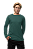Camiseta Adulto M.Longa Verde Musgo em Algodão Penteado Fio 30.1 – Premium - Imagem 2
