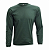 Camiseta Adulto M.Longa Verde Musgo em Algodão Penteado Fio 30.1 – Premium - Imagem 1