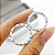 Aliança de Prata 950 Exclusiva com Design Personalizado Com nomes – Alianças Só Lovel  Com Anel Solitário de Brinde Aliança só Love - Imagem 1