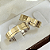 Aliança de Moeda antiga 4mm Tradicional Essência  Serina 4mm Com Anel Solitário de Brinde Aliança só Love - Imagem 1
