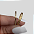 Aliança de Moeda antiga 3MM  Premium  Nice Com Anel Solitário de Brinde Aliança só Love - Imagem 3