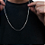 Corrente Masculina de Prata 925 Elo 3x1 – 2mm Fina e Estilosa | Alianças Só Love - Imagem 5