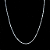 Corrente Masculina de Prata 925 Elo Cartier Cadeado – 2mm Fina e Estilosa | Alianças Só Love - Imagem 1