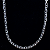Corrente Masculina de Prata 925 Elo Cartier Cadeado – 4mm Fina e Estilosa | Alianças Só Love - Imagem 1