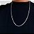 Corrente Masculina de Prata 925 Elo Cartier Cadeado – 4mm Fina e Estilosa | Alianças Só Love - Imagem 4