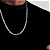 Corrente Masculina de Prata 925 Elo Grumet  – 4mm Fina e minimalista| Alianças Só Love - Imagem 2