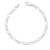 Pulseira Masculina de Prata 925 Elo 3x1 – 4mm Estilo Discreto e Minimalista| Alianças Só Love - Imagem 1
