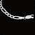 Pulseira Masculina de Prata 925 Elo 3x1 – 5mm Estilo Discreto e Minimalista| Alianças Só Love - Imagem 2