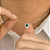 Gargantilha de Prata 925 Coração Verde Cravejado 8mm – Feminina e Delicada | Alianças Só Love - Imagem 3