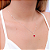 Conjunto de Prata 925 Ponto de Luz Coração vermelho – Elegância e Charme Feminino | Alianças Só Love - Imagem 4