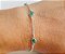 Pulseira de Prata 925 Feminina com Pedra Verde Zircônia – Elegância com Energia Positiva | Alianças Só Love - Imagem 2