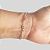 Pulseira Pedra Rosa Zircônia de Prata 925 – Delicadeza e Charme Feminino - Imagem 3