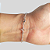 Pulseira Pedras Zircônia de Prata 925 – Delicadeza e Charme Feminino | Alianças Só LoveA Pulseira Pedra Rosa Zircônia de Prata 925 da Alianças Só Love - Imagem 3