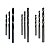 Kit Brocas Furadeira 9 Peças Metal Madeira Parede Alvenaria 5mm 6mm 8mm Alta Resistência Com Estojo - Imagem 6