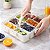 Organizador De Geladeira Grande Com Alça 8 Divisórias B-max - Imagem 2