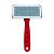 Rasqueadeira Aço Cabo de Plástico Vermelho HomePet Nº 3 - Imagem 1