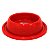 Comedouro Plastico Anti Formiga Gato Vermelho - Imagem 1