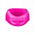 Comedouro Plástico para Cachorro Sanremo Rosa 300 ml - Imagem 1