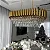 Lustre Pendente Moderno De Luxo Dourado Retangular Cristal L10 E14 Pé Direito Alto/duplo Sala/mesa Jantar - Imagem 8