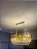 Lustre Pendente Moderno De Luxo Dourado Retangular Cristal L10 E14 Pé Direito Alto/duplo Sala/mesa Jantar - Imagem 10