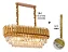 Lustre Pendente Moderno De Luxo Dourado Retangular Cristal L10 E14 Pé Direito Alto/duplo Sala/mesa Jantar - Imagem 2