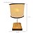 Luminária Lumen Cupula Mdf Laminado Acetato Madeira Natural - Imagem 3