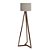 Luminaria De Piso Tripé Design Moderno Off White - Imagem 4