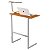 Mesa De Apoio Para Notebook Industrial Nature Cinza - Imagem 2