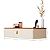 Penteadeira Suspensa Camarim Quarto Off White Nature - Imagem 2