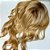 Topo para Cabeça Cabelo Humano Loiro Feito na Micropele 40cm - Imagem 2