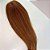 Topo para Cabeça Cabelo Humano Castanho na Micropele 45cm - Imagem 1