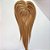 Topo para Cabeça Cabelo Humano Loiro 35cm - Imagem 1