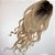 Topo para Cabeça Cabelo Humano Loiro 55cm - Imagem 2