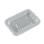 Bandeja Plástica Transparente 400ml 20x14x2,5cm - 10 Unidades - Imagem 1