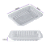 Bandeja Plástica Transparente 400ml 20x14x2,5cm - 10 Unidades - Imagem 2