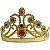 FANTASIA ACESSORIO COROA PRINCESA LUXO 60X12CM - MAKE+ - Imagem 1