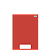 CADERNO BROCHURA CAPA DURA 1/4 COM 80 FOLHAS VERMELHO - TILIBRA - Imagem 1