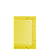 PASTA COM ELASTICO TRANSPARENTE 1/2 OFICIO AMARELA - ACP - Imagem 1