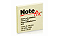 BLOCO ADESIVO NOTEFIX AMARELO COM 100 FOLHAS 76MMX76MM - 3M - Imagem 1