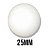 BOLA DE ISOPOR 25MM - STYROFORM - Imagem 1
