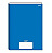 CADERNO BROCHURA CAPA DURA 1/4 COM 80 FOLHAS AZUL SLIM STIFF - JANDAIA - Imagem 1