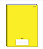 CADERNO BROCHURAO CAPA DURA COM 96 FOLHAS AMARELO STIFF - JANDAIA - Imagem 3