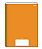 CADERNO BROCHURAO CAPA DURA COM 96 FOLHAS LARANJA STIFF - JANDAIA - Imagem 1